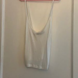 White Brandy Melville tank top